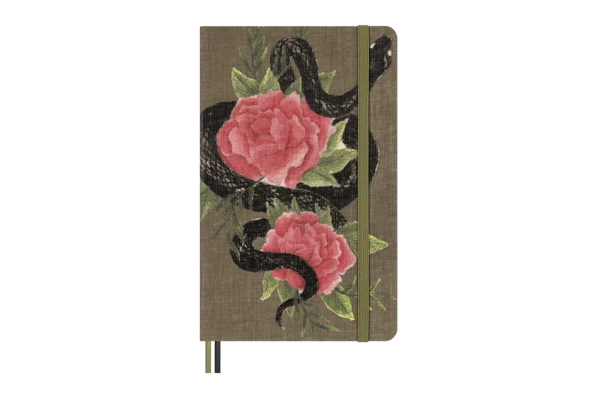 Een Moleskine Snake Roses Ruled Hardcover Large Notebook + Gift Box koop je bij Moleskine.nl